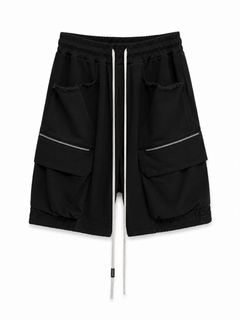 《2027SS先行予約》Cargo Shorts"Black / L.Grey / Ivory" / カーゴショーツ"ブラック / ライトグレー /アイボリー"