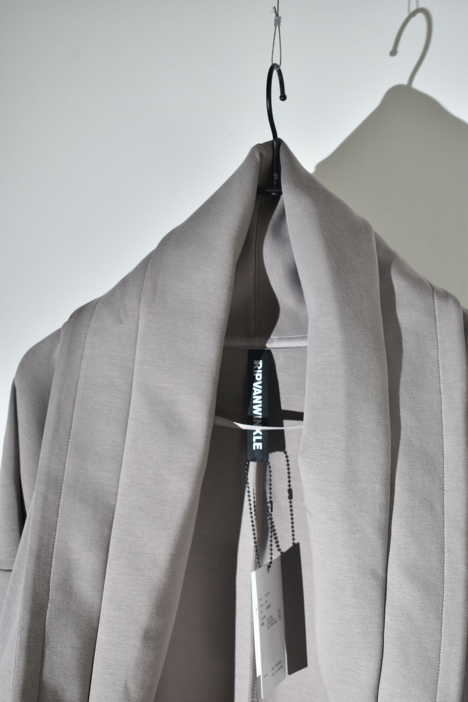 Rap Jersey Coat "Greige" / ラップジャージーコート"グレージュ"