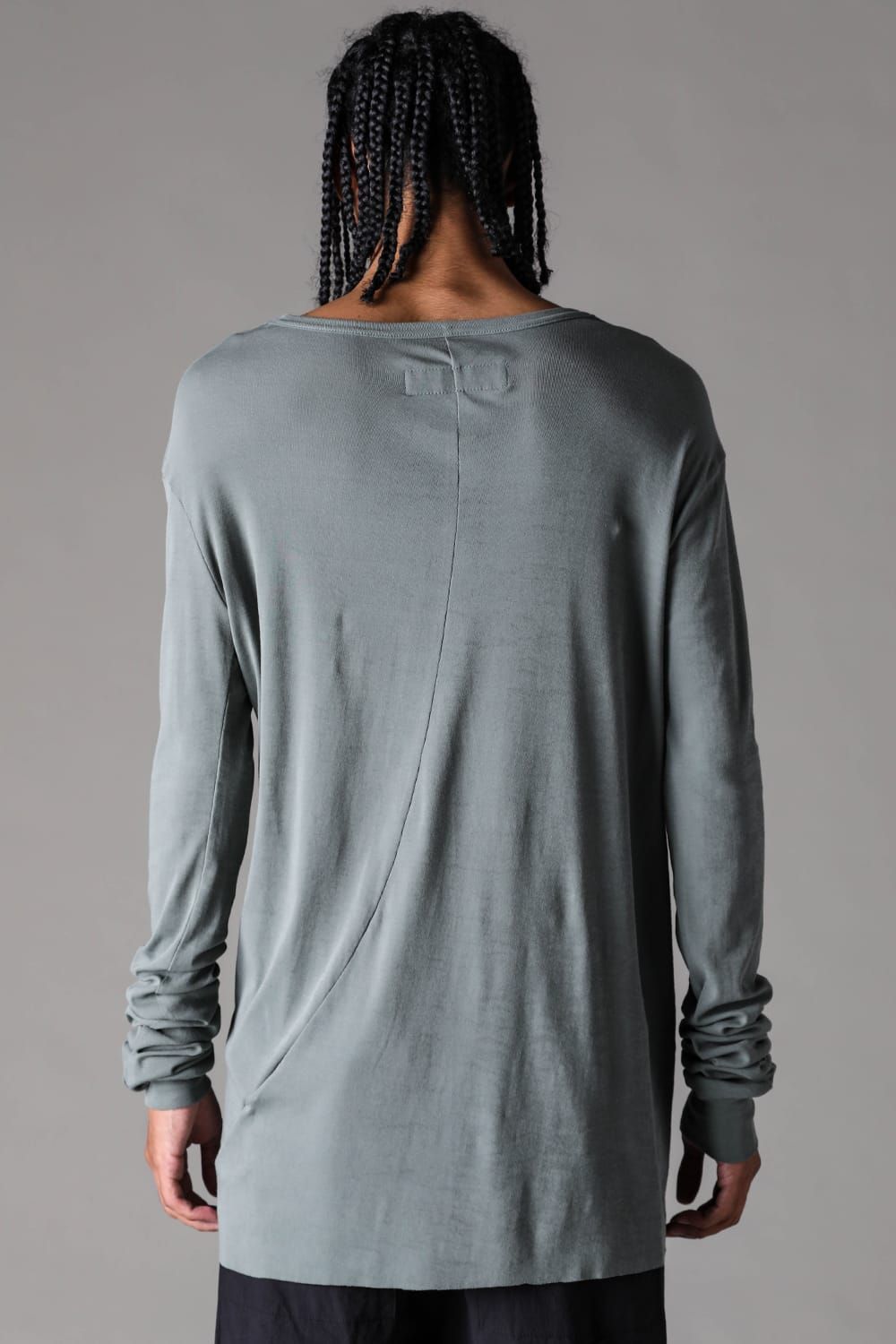 《2027SS先行予約》High Twist Rib Jersey Long Sleeve Tee "Black/ Sage Green / Brown / L.Grey / White "/ハイツイストリブジャージーロングスリーブTee"ブラック/セージグリーン/ブラウン/ライトグレー/ホワイト"