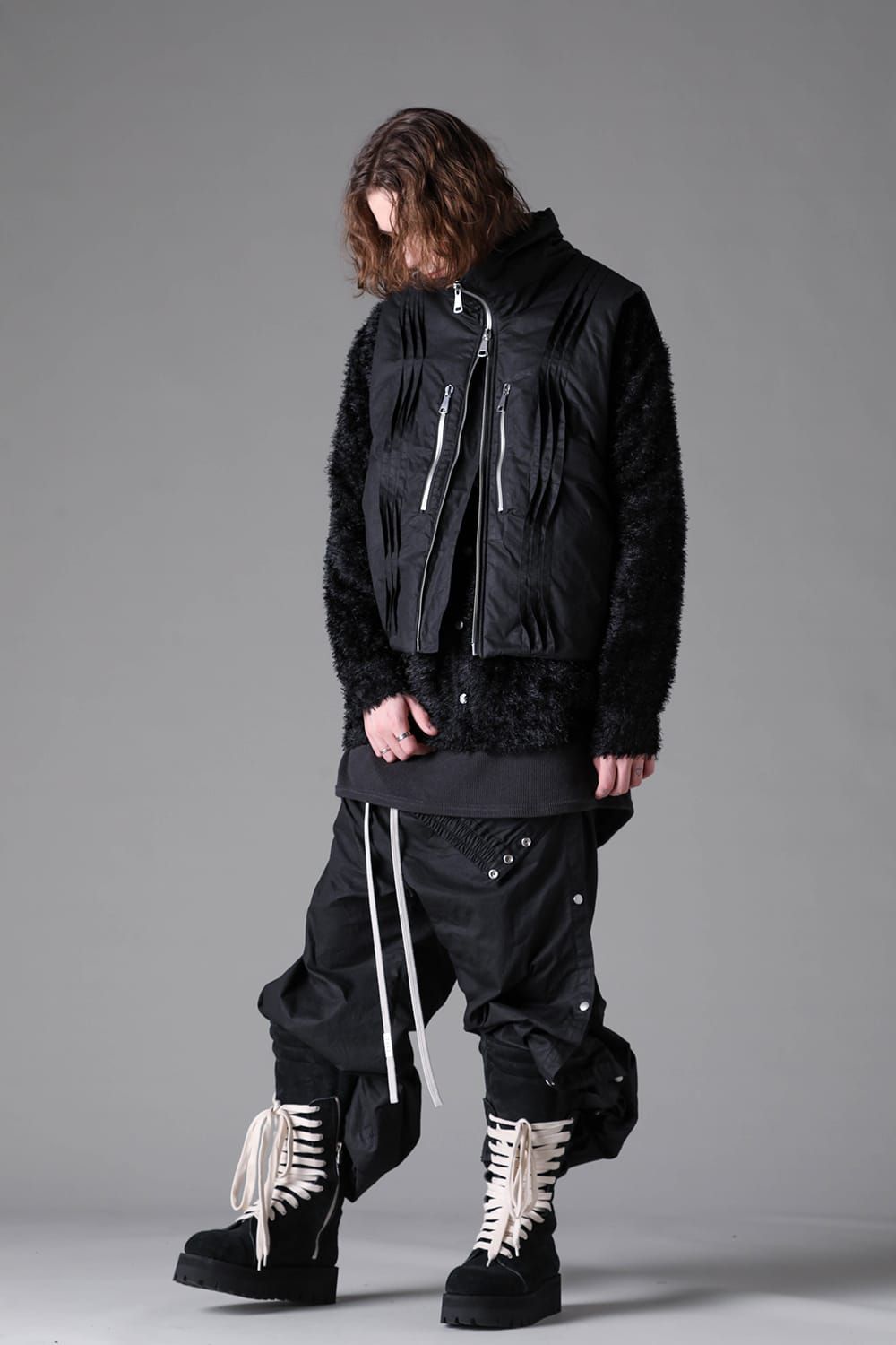 《2026AW先行予約》Padded High Neck Vest"Black" /  パデッドハイネックベスト"ブラック"