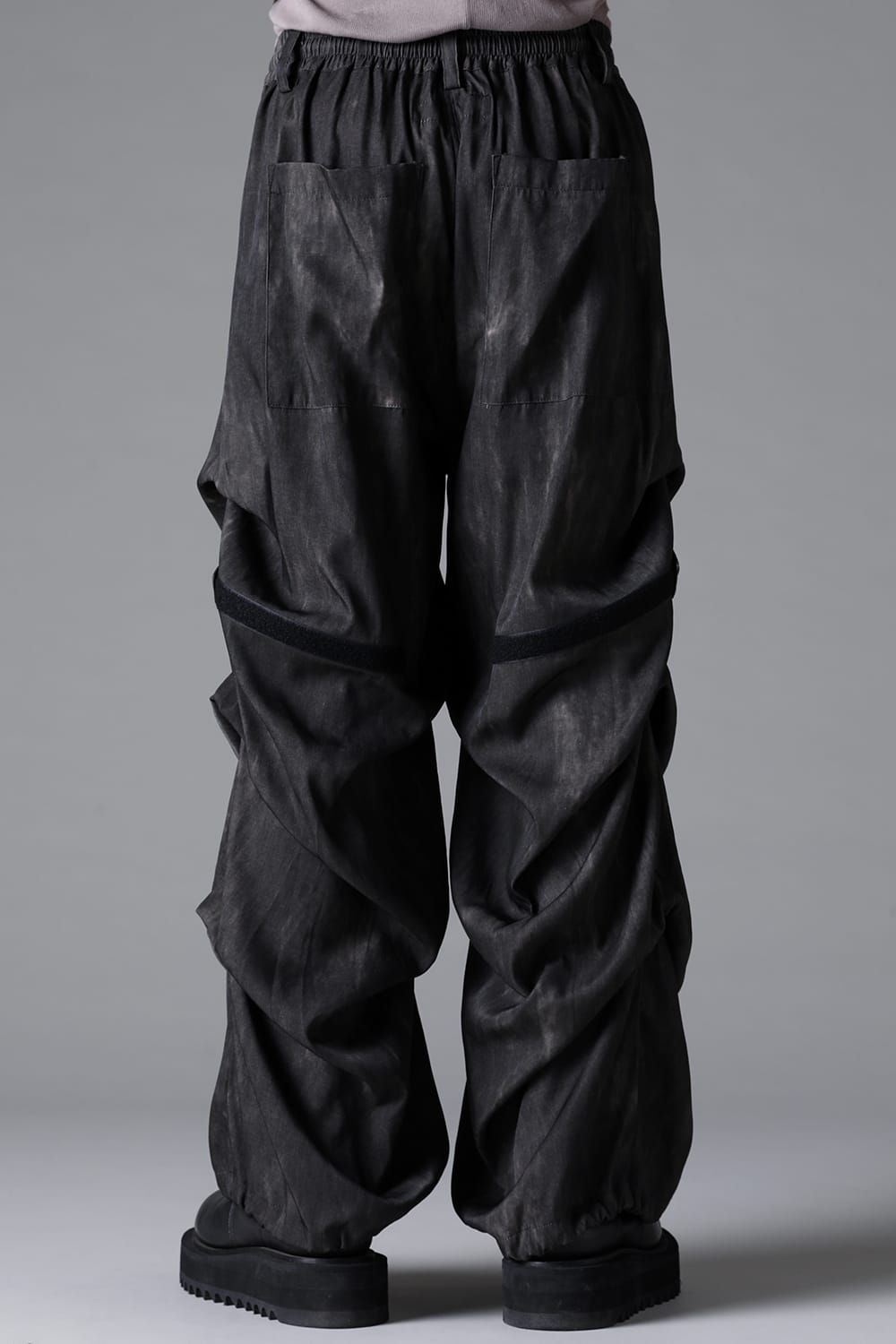 《2026SS先行予約》Tuck Wide Pants"Black / Uneven D.Grey / Uneven Grey" / タックワイドパンツ"ブラック/アンイーブンダークグレー/アンイーブングレー"