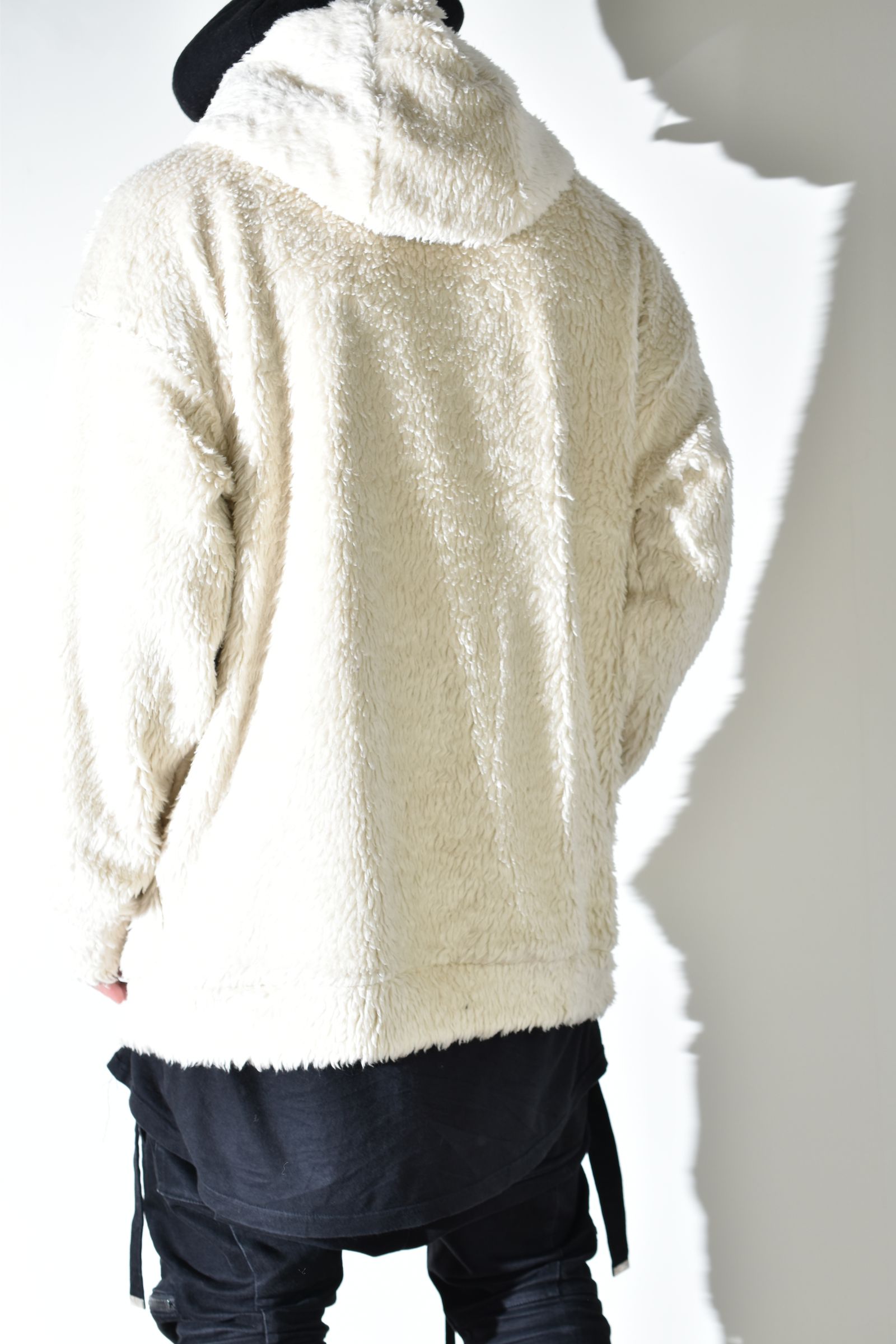 Oversized Pullover Hoodie "Ecru" / オーバーサイズプルオーバーフーディ"エクリュ"