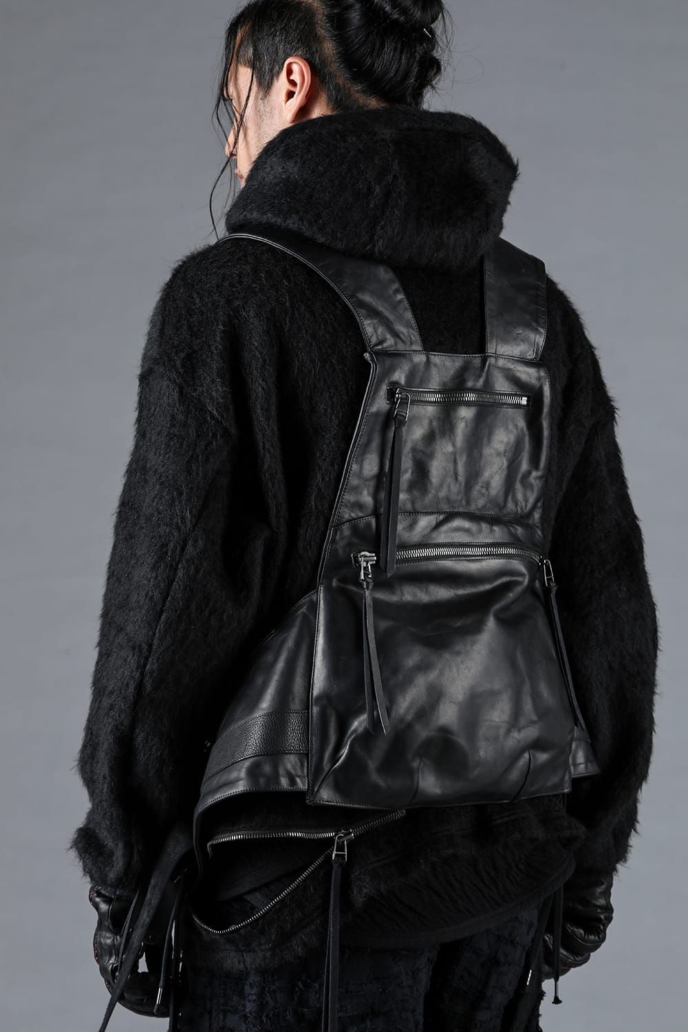 Horsehide Leather Vest Bag "Black" / ホースレザーベストバッグ"ブラック"