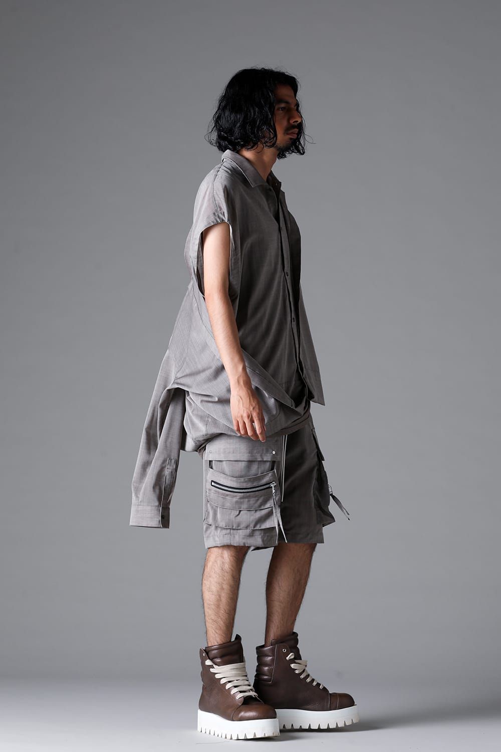 《2026SS先行予約》Coalesce Shirts"Black /Stone" / コウアレスシャツ"ブラック/ストーン"