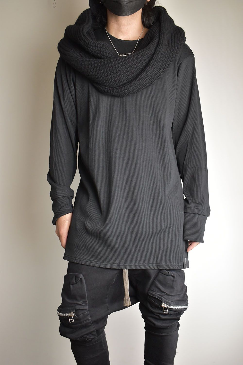 Knit Snood "Black" / ニットスヌード"ブラック"