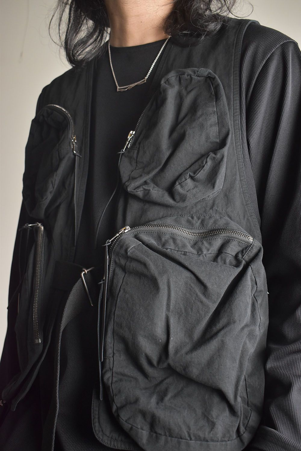 Cotton Twill Tactical Vest "Black" / 綿ツイルタクティカルベスト"ブラック"