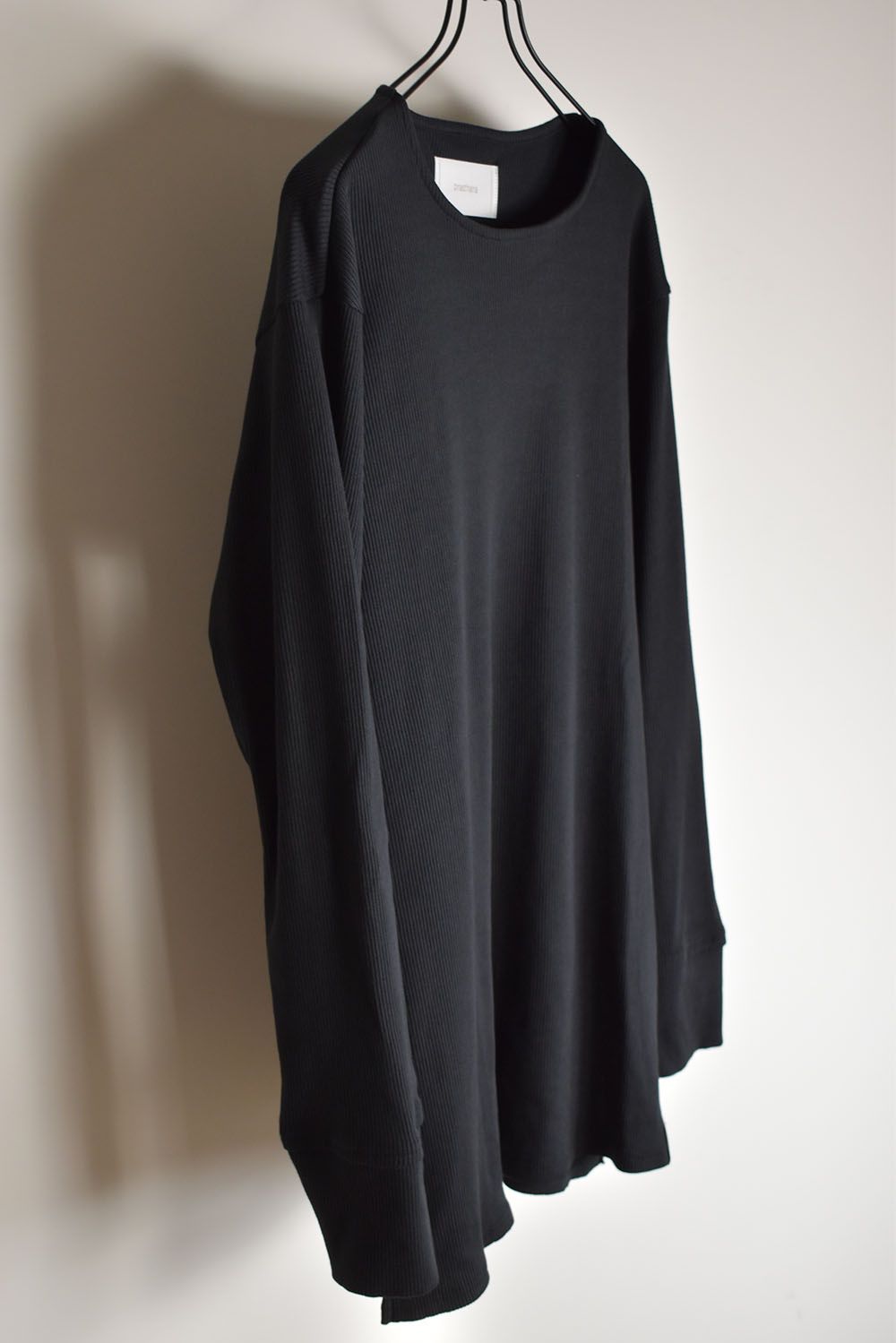 Base Layer Round Neck"Black"/ベースレイヤーラウンドネック"ブラック"