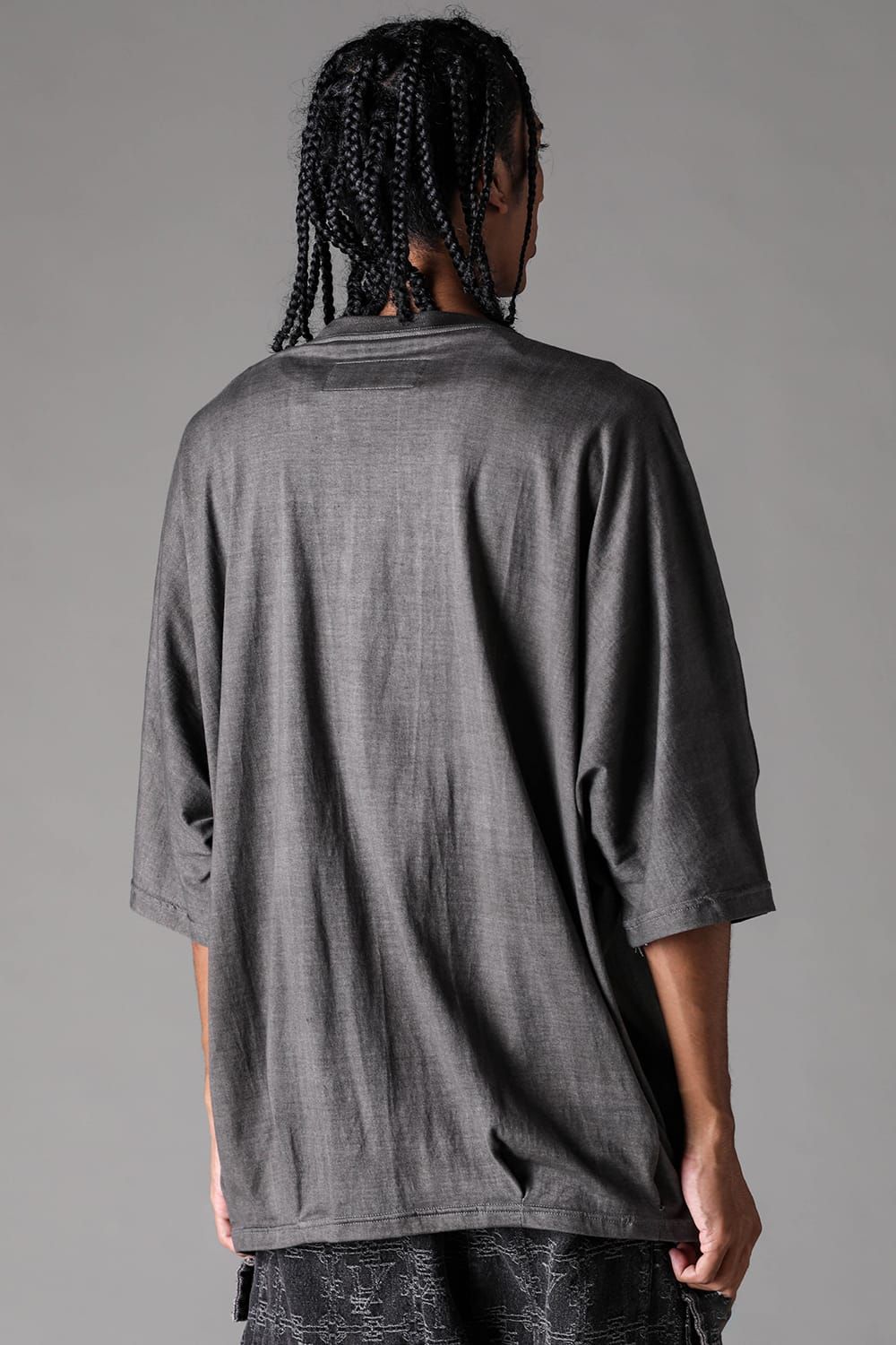 《2027SS先行予約》Sumi Dyed Dolman Jumbo Tee"L.Grey / Grey / D.Grey" / 墨染ドルマンジャンボTee"ライトグレー / グレー /ダークグレー"