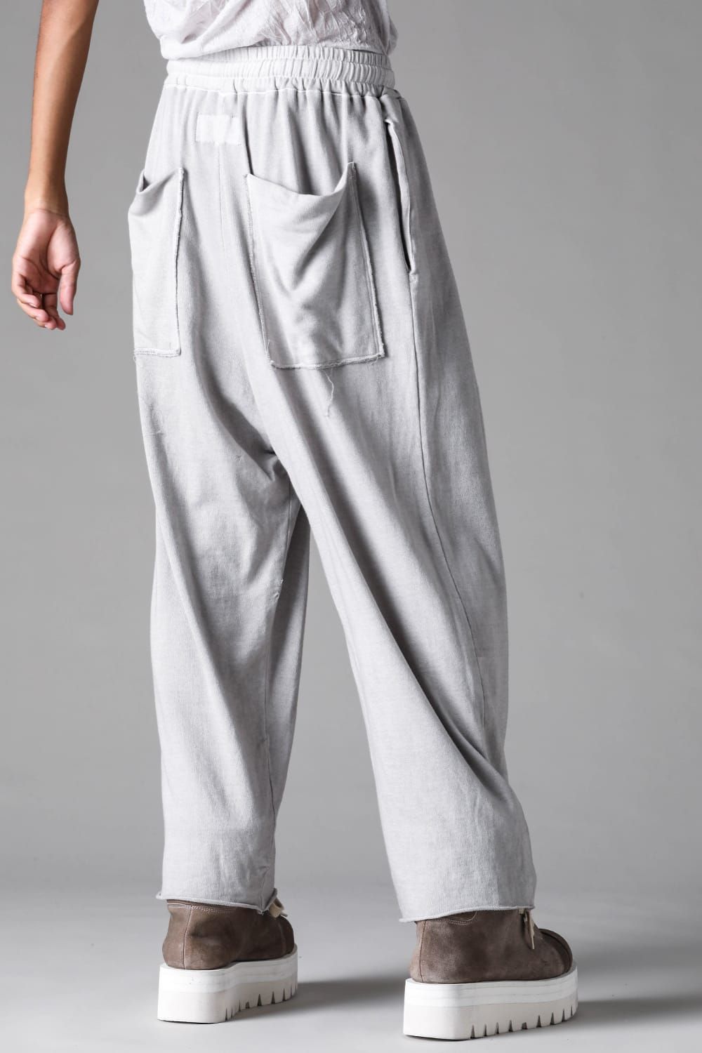 《2027SS先行予約》Sumi Dyed Tuck Wide Pants"L.Grey / D.Grey" / 墨染タックワイドパンツ"ライトグレー / ダークグレー"
