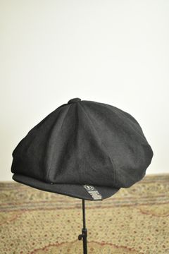 Backbrushed Twill Casquette "Black" / バックブラッシュドツイルキャスケット"ブラック"