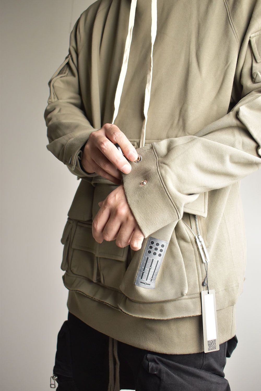 Basic Hoodie Pull"Greyge" / ベーシックフーディプル"グレージュ"