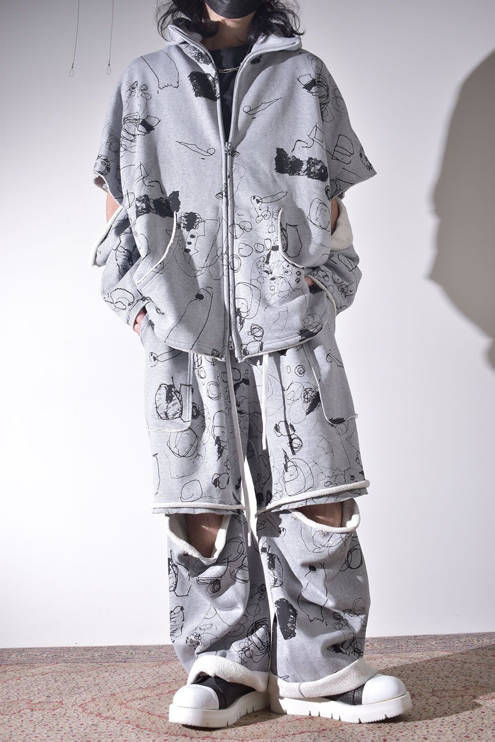 春夏のラフなスウェット