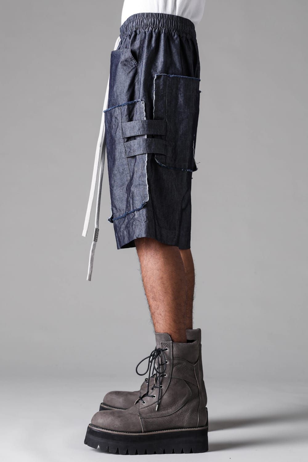 《2027SS先行予約》Cotton Nylon Cargo Shorts"Navy" / コットンナイロンカーゴショーツ"ネイビー"