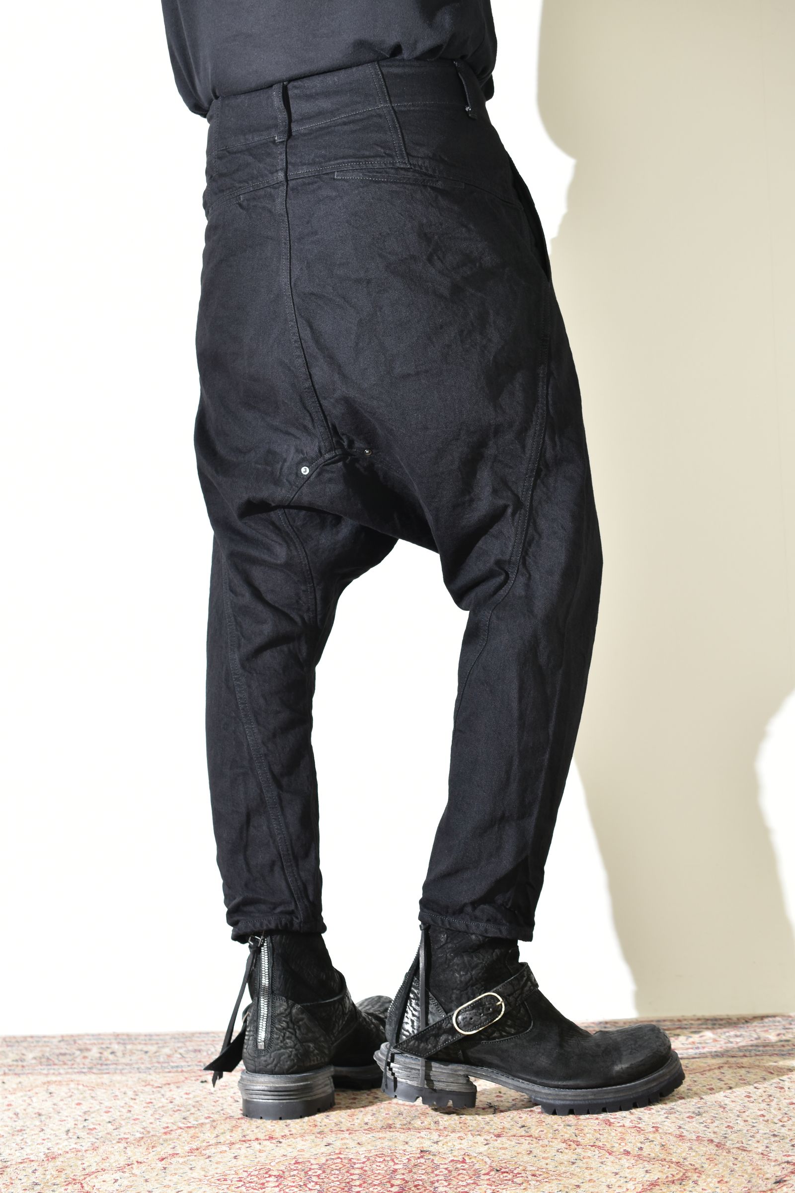 Sarrouel Denim Pants "Black" / サルエルデニムパンツ "ブラック"