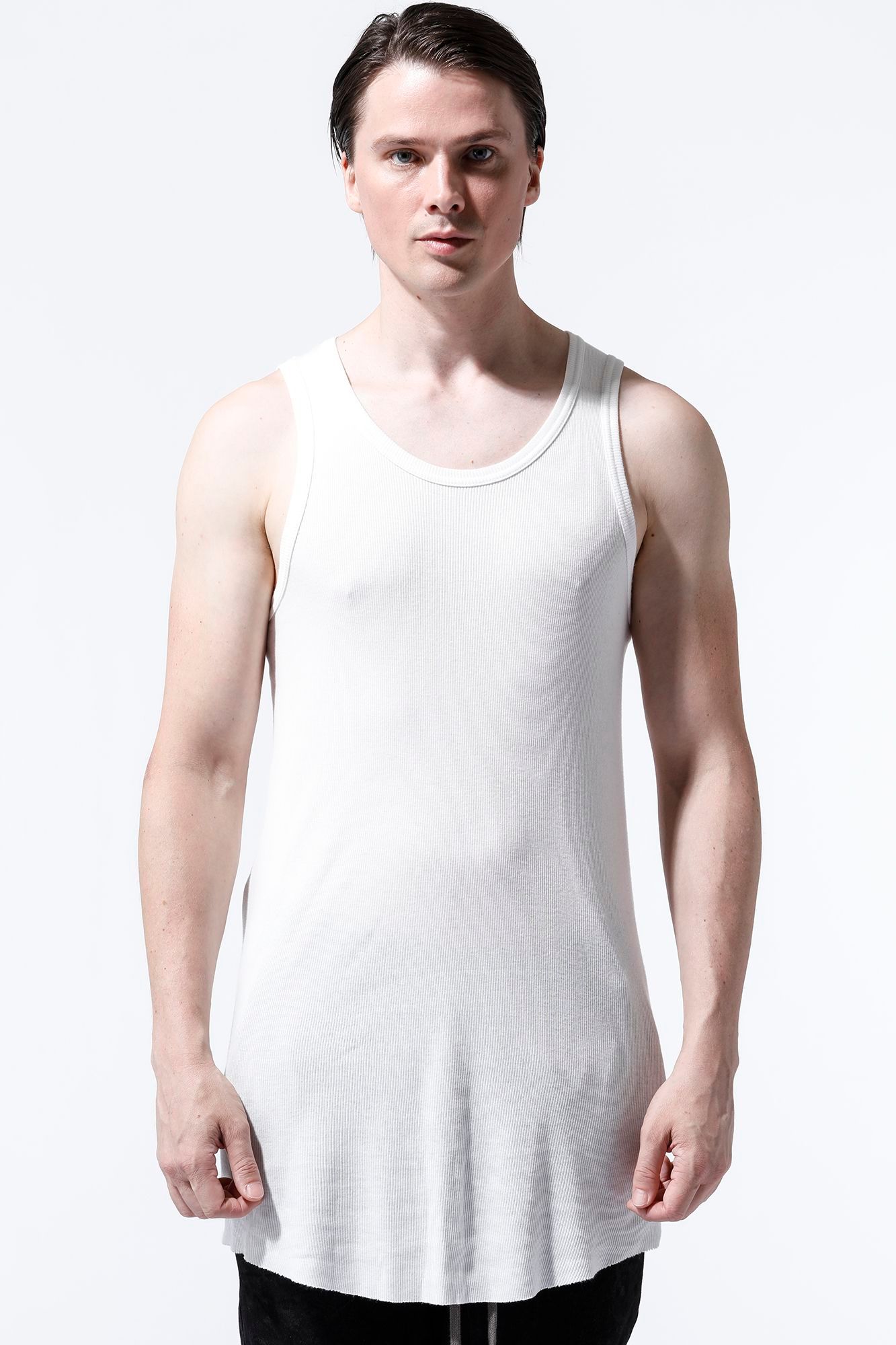 《2025AW先行予約》Rib Tank Top"Black / White /G.Beige / Grey / L.Beige" / リブタンクトップ"ブラック/ホワイト/グレーベージュ/グレー/ライトベージュ"