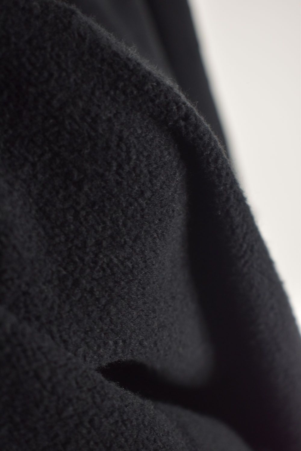 Untwisted Sweat Oversized Pullover Hoodie "Black" / 無撚糸裏毛オーバーサイズプルオーバーフーディー"ブラック"