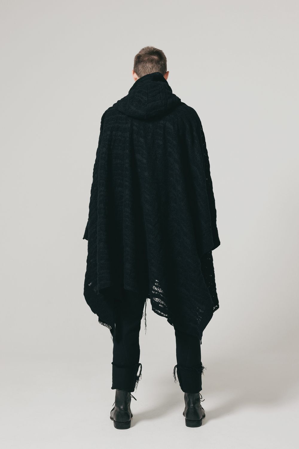 HOODIE PONCHO"Black"/フーディポンチョ"ブラック"