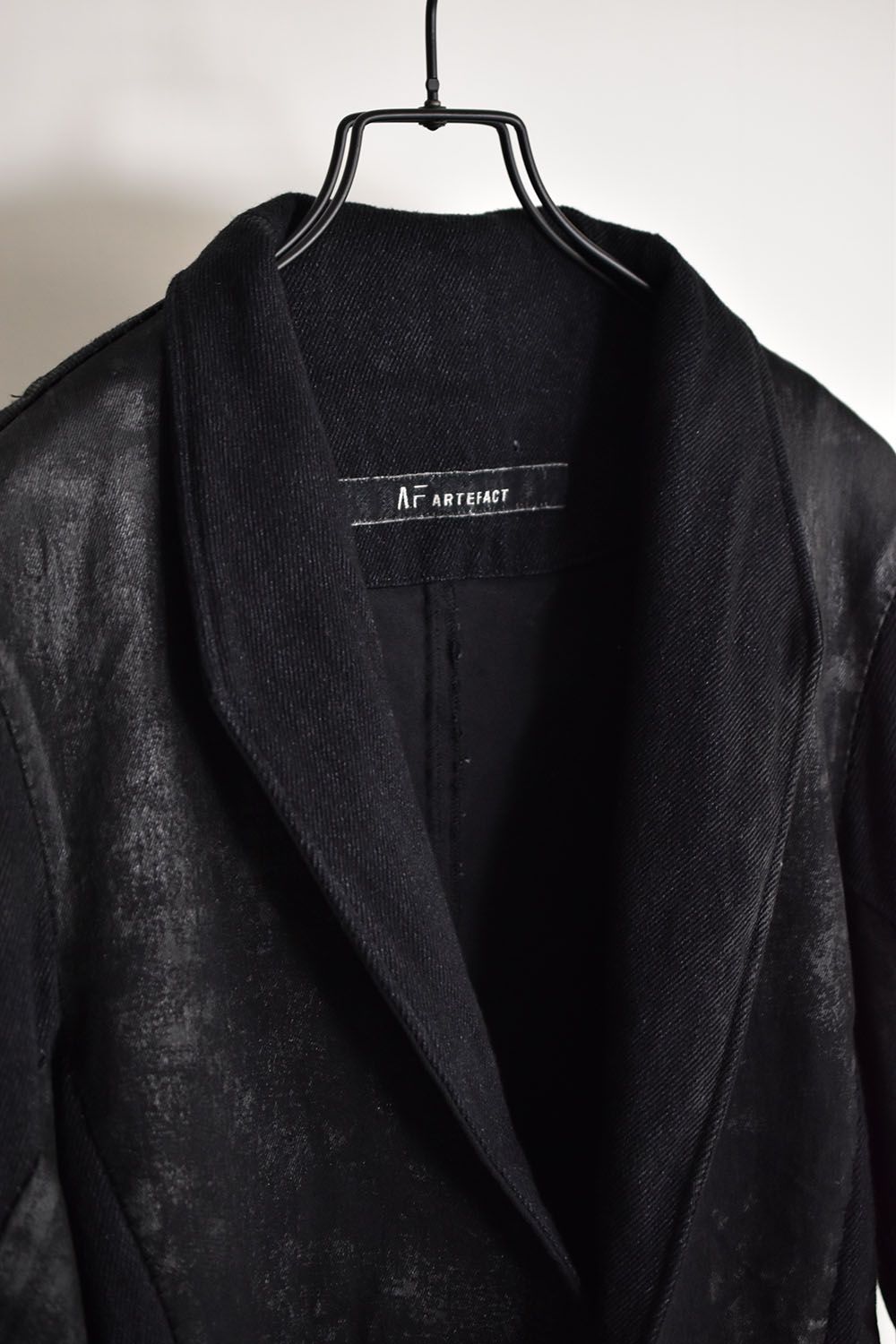 Couted Switching Combi jacket"Black"/コーティングスウィッチングコンビジャケット"ブラック"