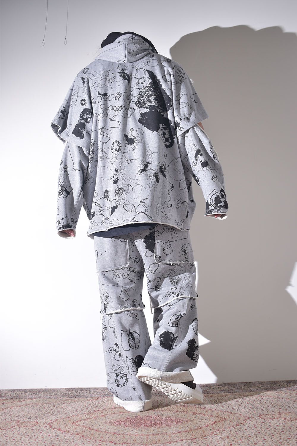 春夏のラフなスウェット