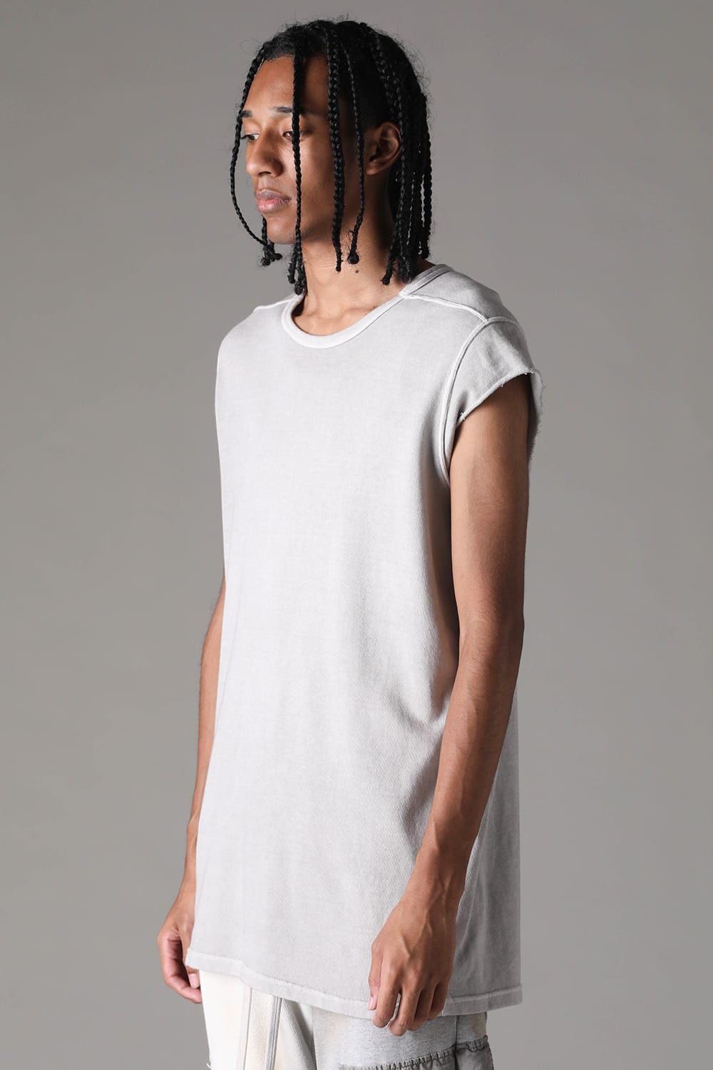 《2027SS先行予約》Sumi Dyed Tank Top"L.Grey / Grey / D.Grey" / 墨染タンクトップ"ライトグレー / グレー /ダークグレー"