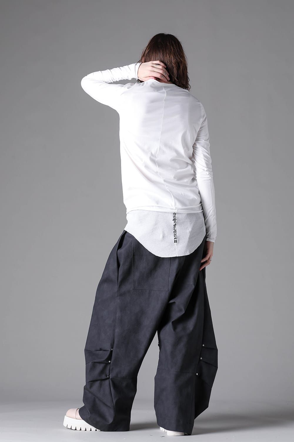 《2026AW先行予約》Layerd Crew Neck Long Sleeve"Black / Mustard yellow /Grey /White" / レイヤードクルーネックロングスリーブ"ブラック/マスタードイエロー/グレー/ホワイト"