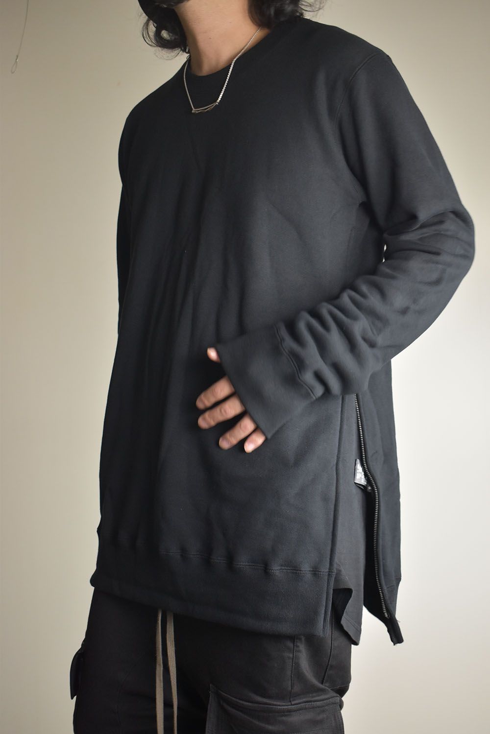 Over Sized Pullover"Black" / オーバーサイズプルオーバー"ブラック"