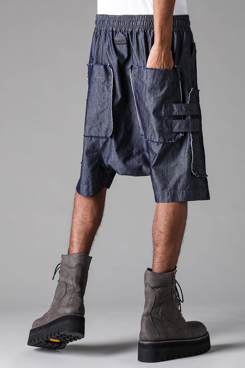 《2027SS先行予約》Cotton Nylon Cargo Shorts"Navy" / コットンナイロンカーゴショーツ"ネイビー"