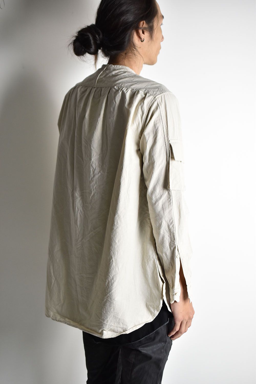 Sleeve Pocket Shirts"L.Biege"/スリーブポケットシャツ"ライトベージュ"