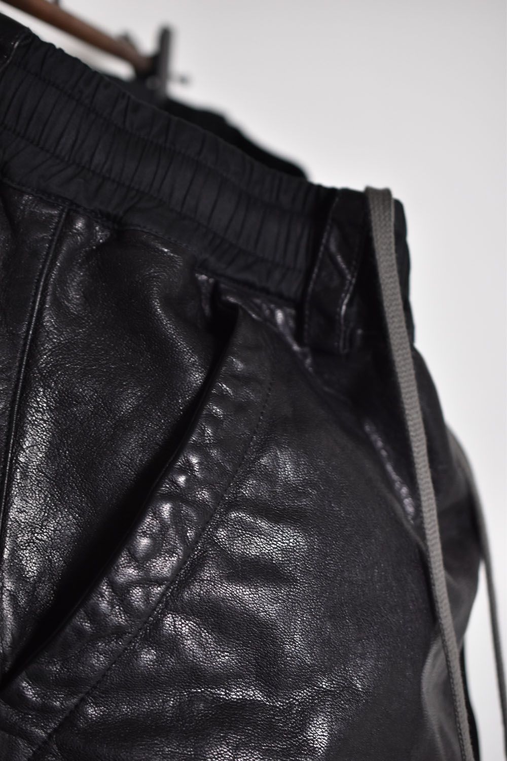Leather Flare Long Pants"Black"/レザーフレアロングパンツ"ブラック"
