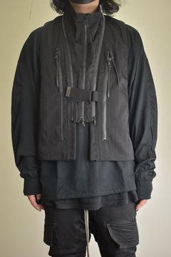 Nylon Wool Twill Tactical Vest"Black" / ナイロンウールツイルタクティカルベスト"ブラック"