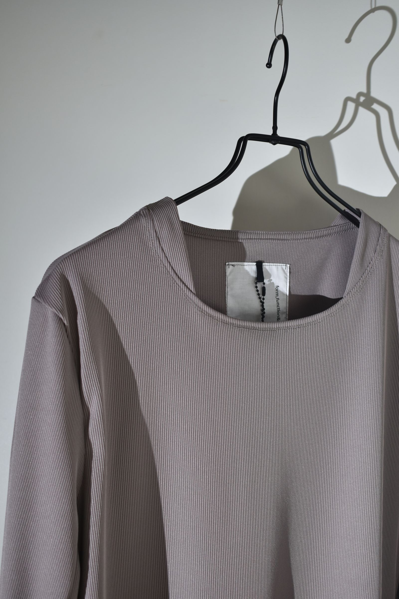 基層 Long Sleeve_01 "Light Greige" / 基層ロングスリーブ"ライトグレージュ"