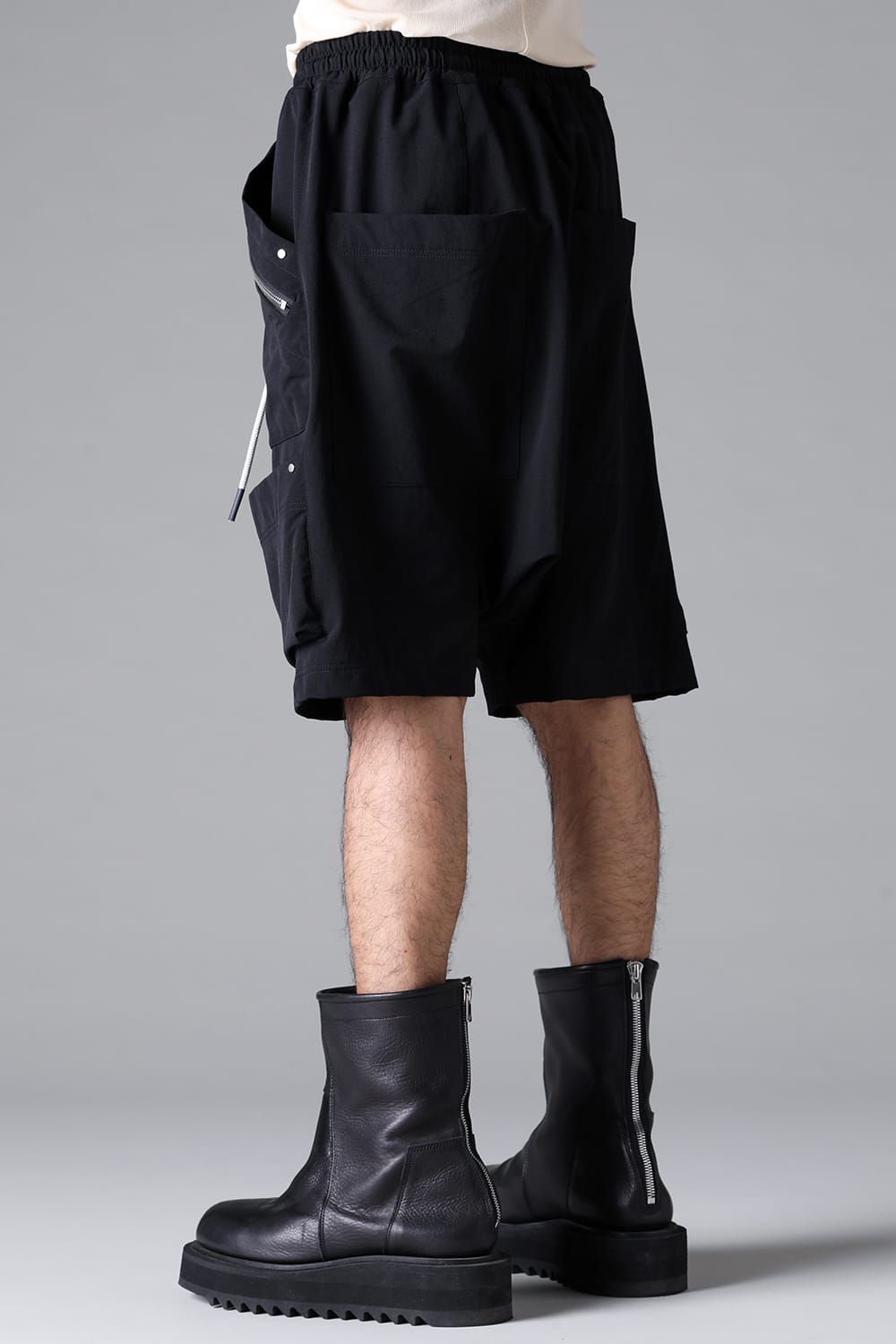 《2026SS先行予約》Stretch Nylon Cargo Shorts"Black" / ストレッチナイロンカーゴショーツ"ブラック"
