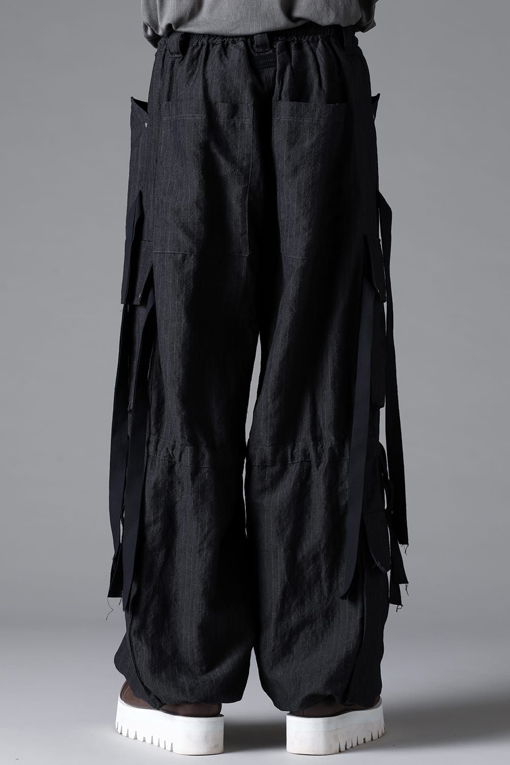 《2026SS先行予約》Cargo Wide With Hangingstraps Pants"Black / Stone /Khaki /D.Grey / ST×GY" / カーゴワイドウィズハンギングストラップパンツ"ブラック/ストーン/カーキ/ダークグレー/ストライプ×ダークグレー"