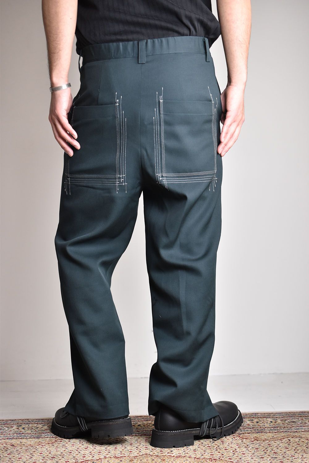 LC1 Trace Tapered Trousers"Green"/トレーステーパードトラウザーズ"グリーン"