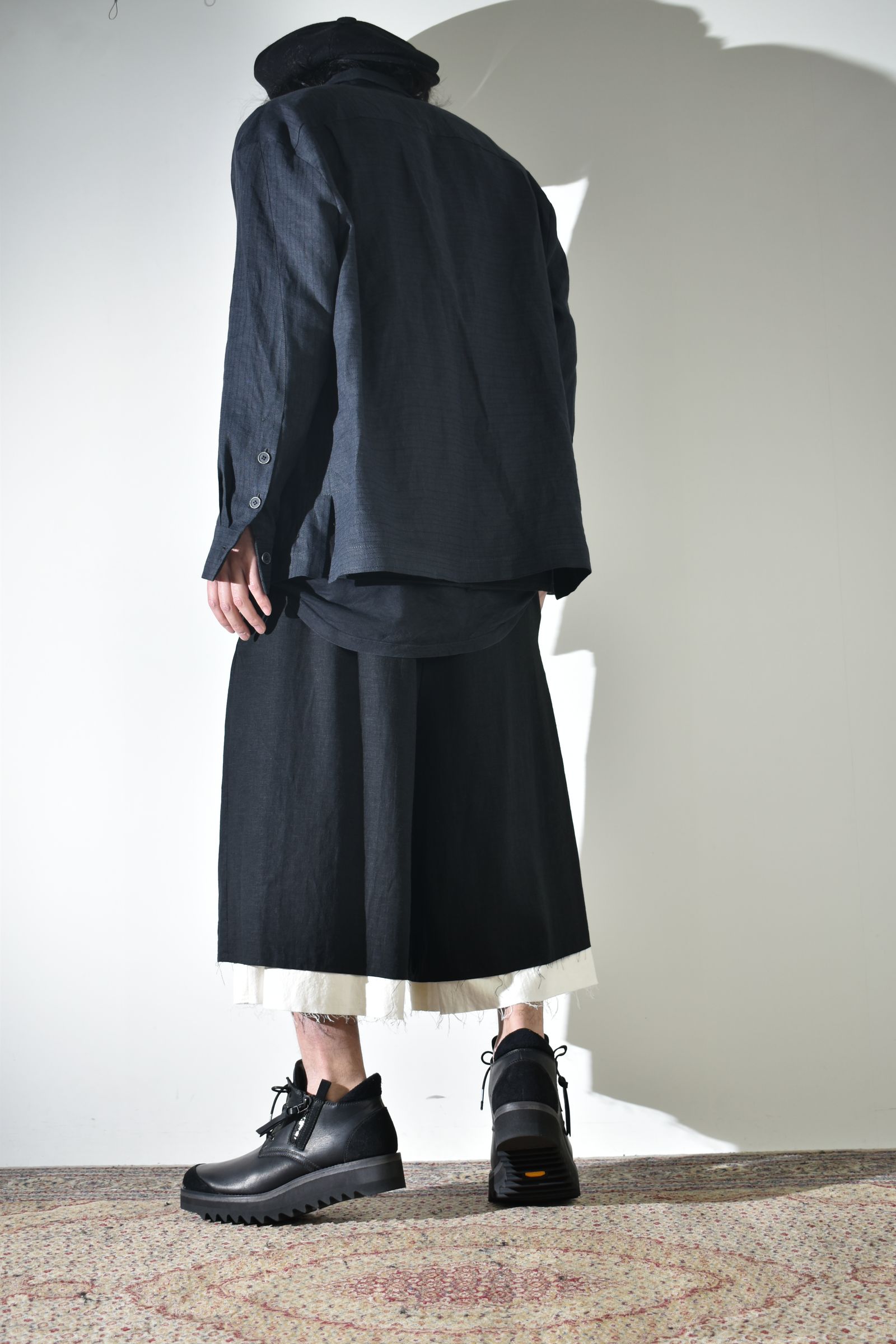 ラフな着方もあり