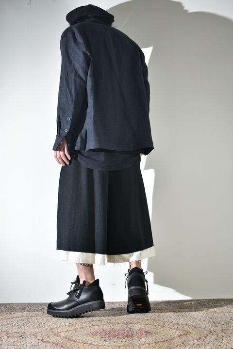 ラフな着方もあり