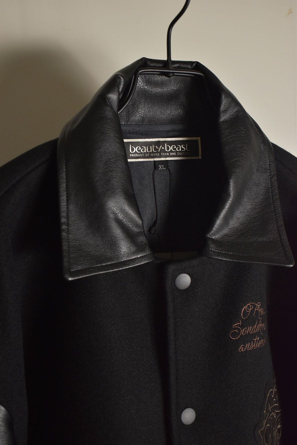 Heavy Melton Coach Jacket"Black" / ヘビーメルトンコーチジャケット"ブラック"