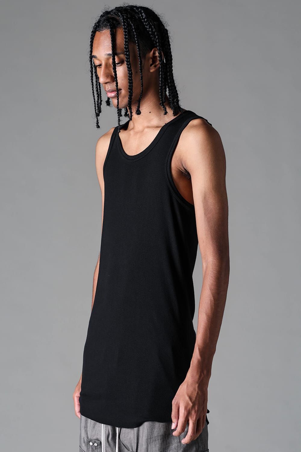 《2027SS先行予約》Regular Rib Tank Top"Black" / レギュラーリブタンクトップ "ブラック"