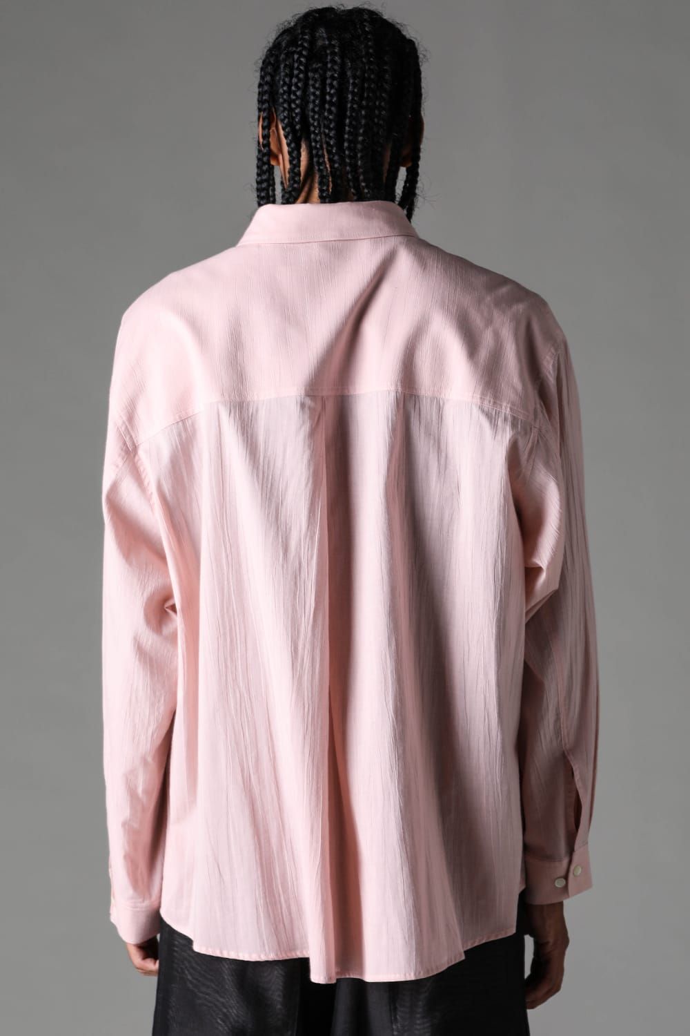 《2027SS先行予約》Over Sized Shirts"Black / Blue /L.Pink / Ivory" / オーバーサイズシャツ "ブラック / ブルー / ライトピンク /アイボリー"