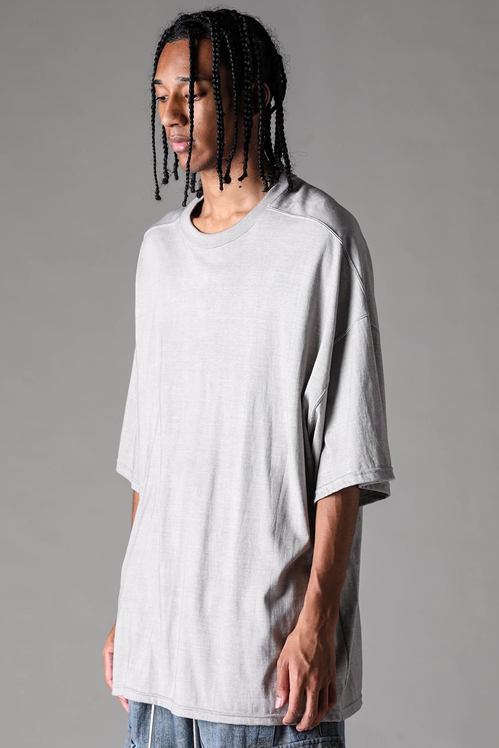 《2027SS先行予約》Sumi Dyed Jumbo Tee"L.Grey / Grey / D.Grey" / 墨染ジャンボTee"ライトグレー / グレー /ダークグレー"