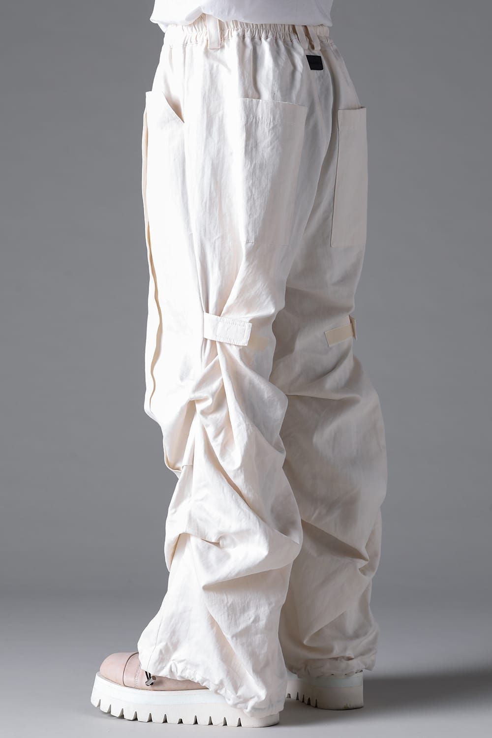 《2026SS先行予約》Tuck Wide Pants"Black / White" / タックワイドパンツ"ブラック/ホワイト"