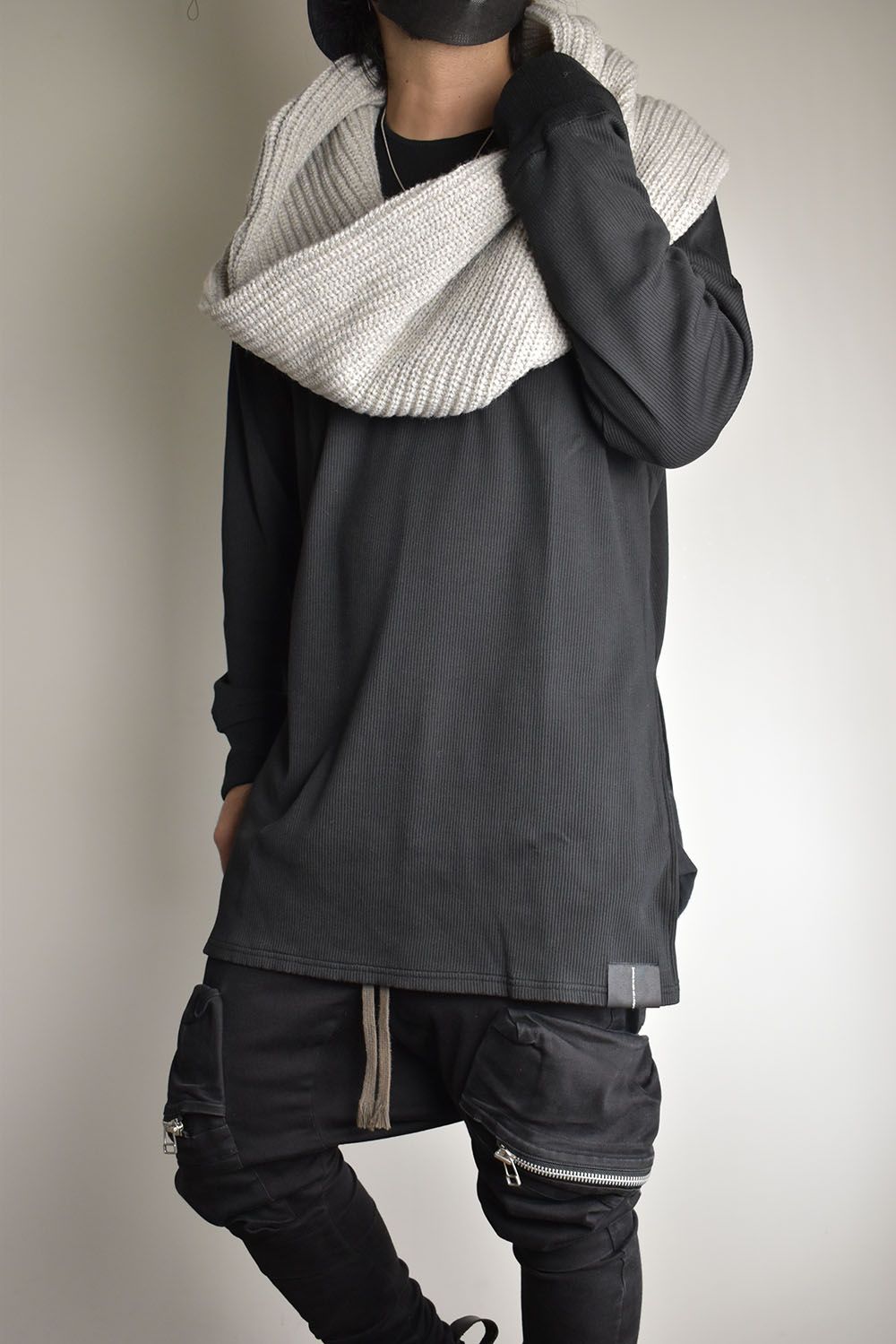 Knit Snood "Oyster Grey" / ニットスヌード"オイスターグレー"