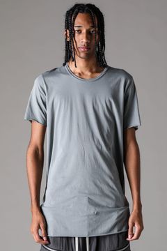 《2027SS先行予約》Albini Airy Crew Neck Tee"Black / Sage Green / Brown / L.Grey / White" /  アルビニエアリークルーネックTee"ブラック /セージグリーン /ブラウン /ライトグレー/ホワイト"