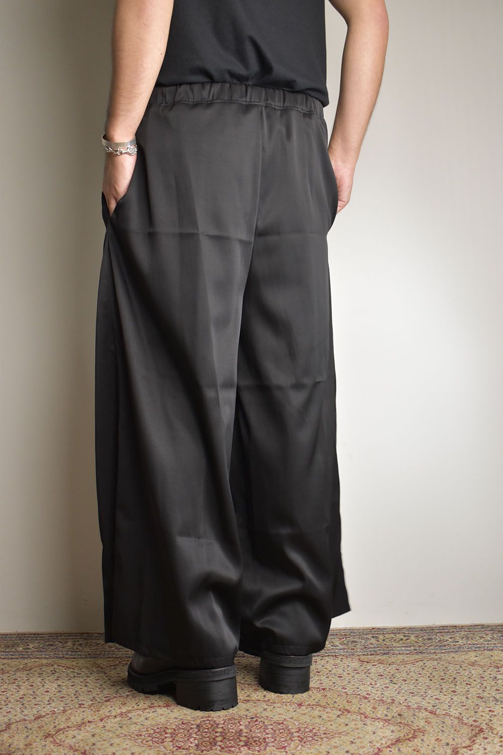 Easy Hakama Pants"Black" / イージー袴パンツ"ブラック"