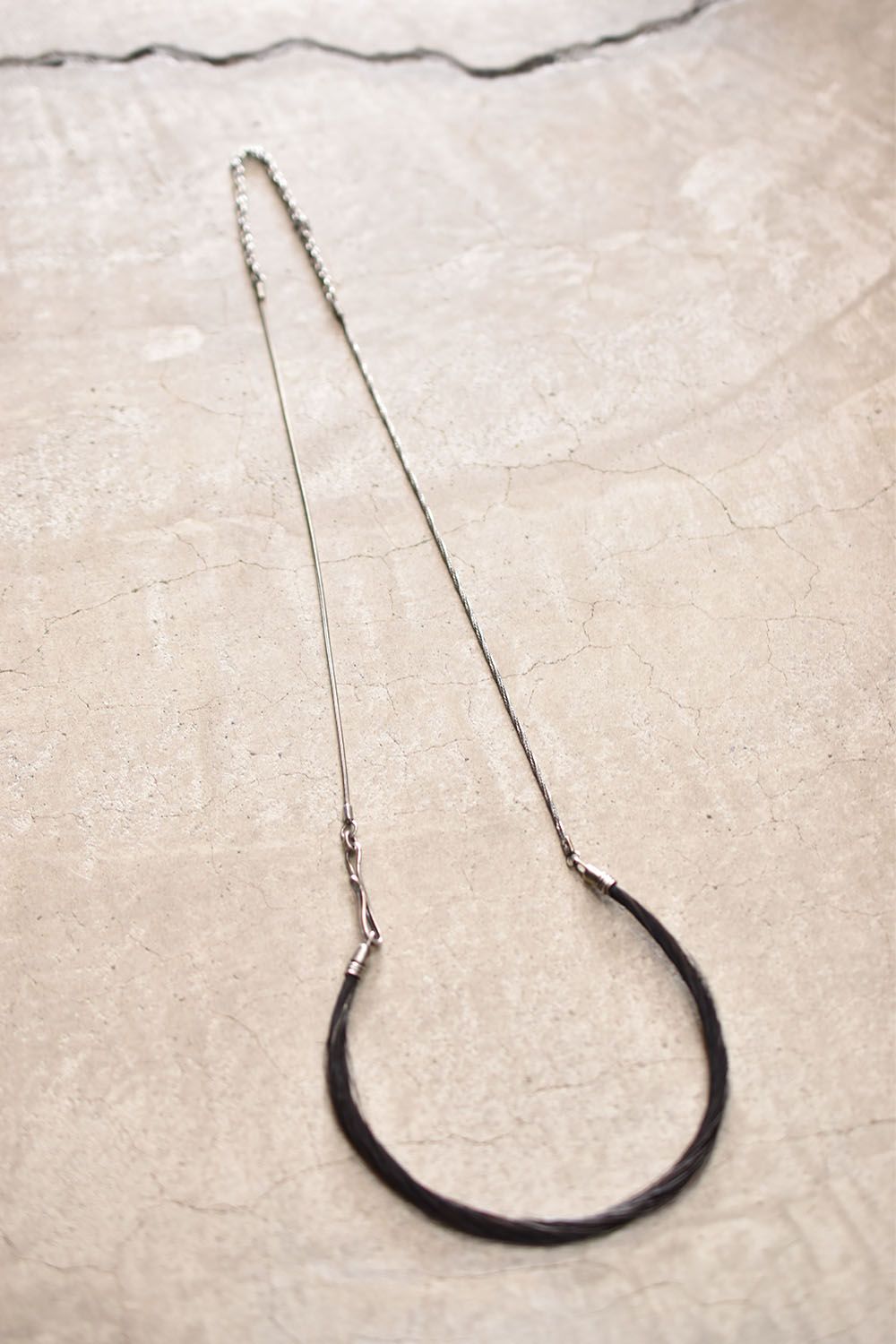 Horse Hair Bracelet & Necklace"Black"/ホースヘアーブレスレット&ネックレス"ブラック"