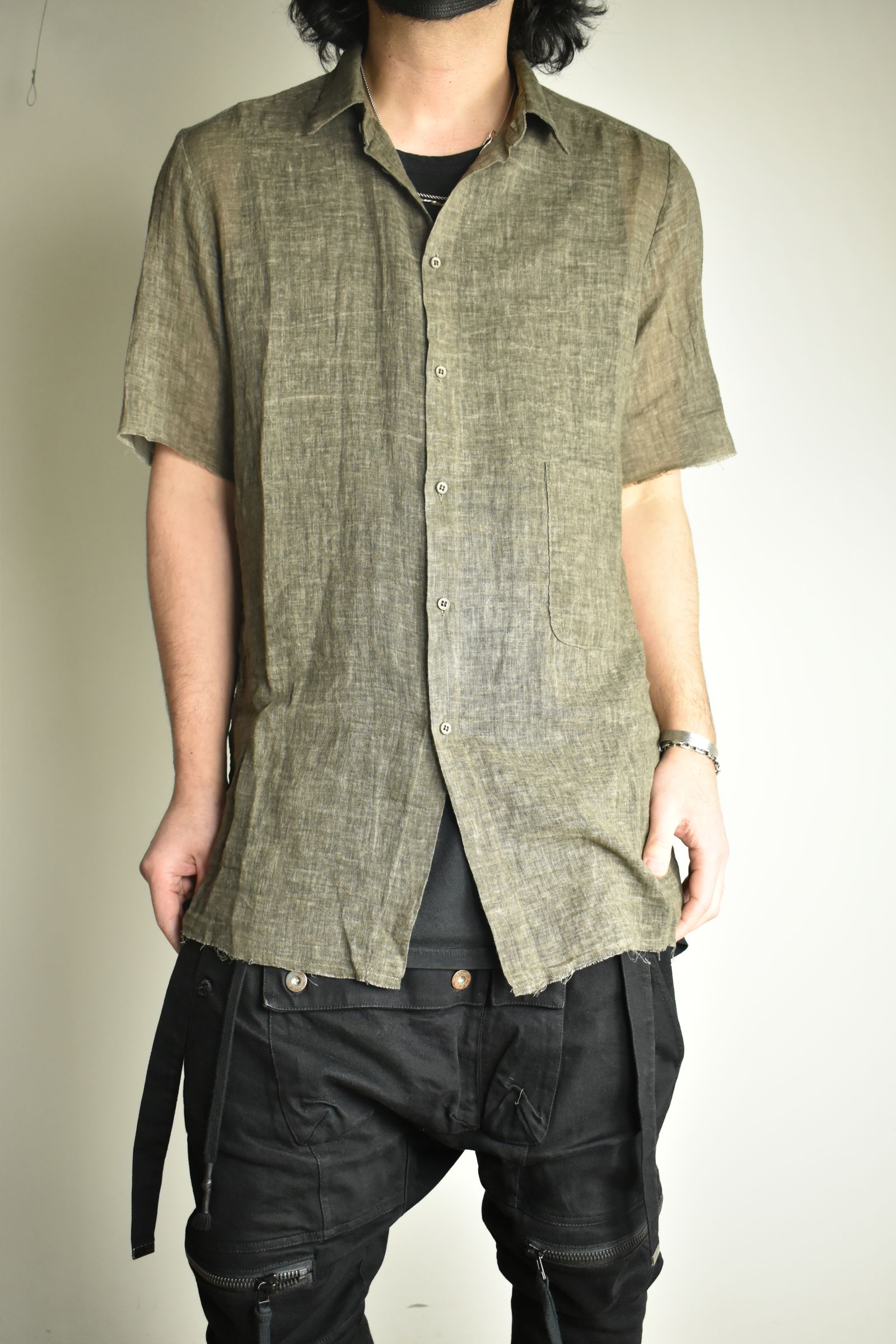 Short Sleeve Shirts"Charcoal Brown" / ショートスリーブシャツ"チャコールブラウン"
