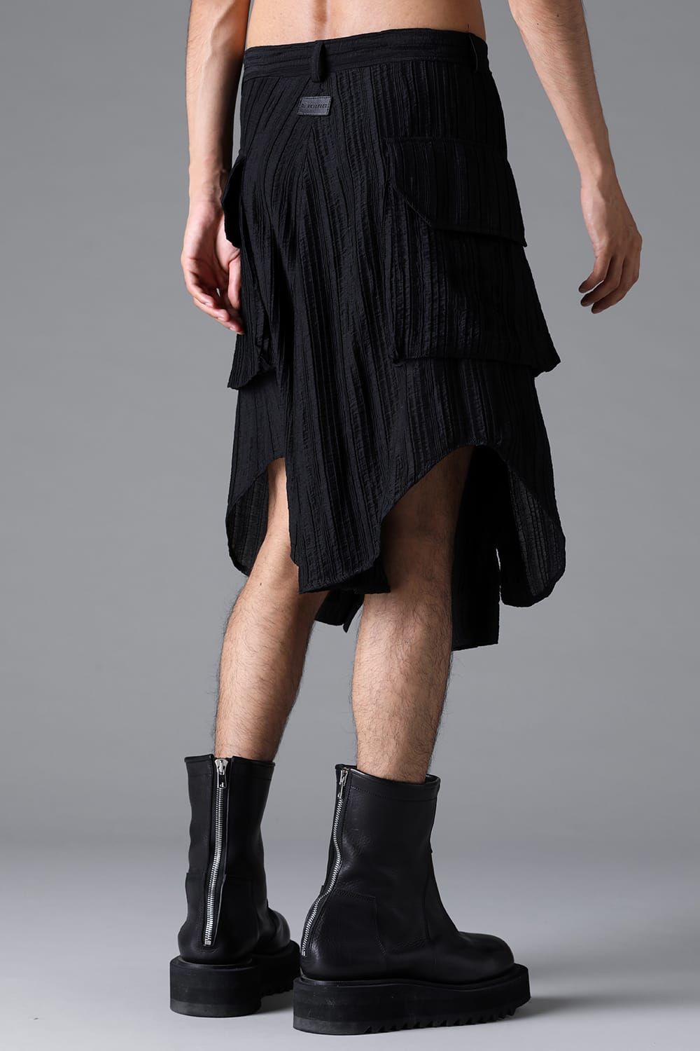 《2026SS先行予約》Sleeve Wrap Skirt"Black / Sand" /スリーブラップスカート"ブラック/サンド"