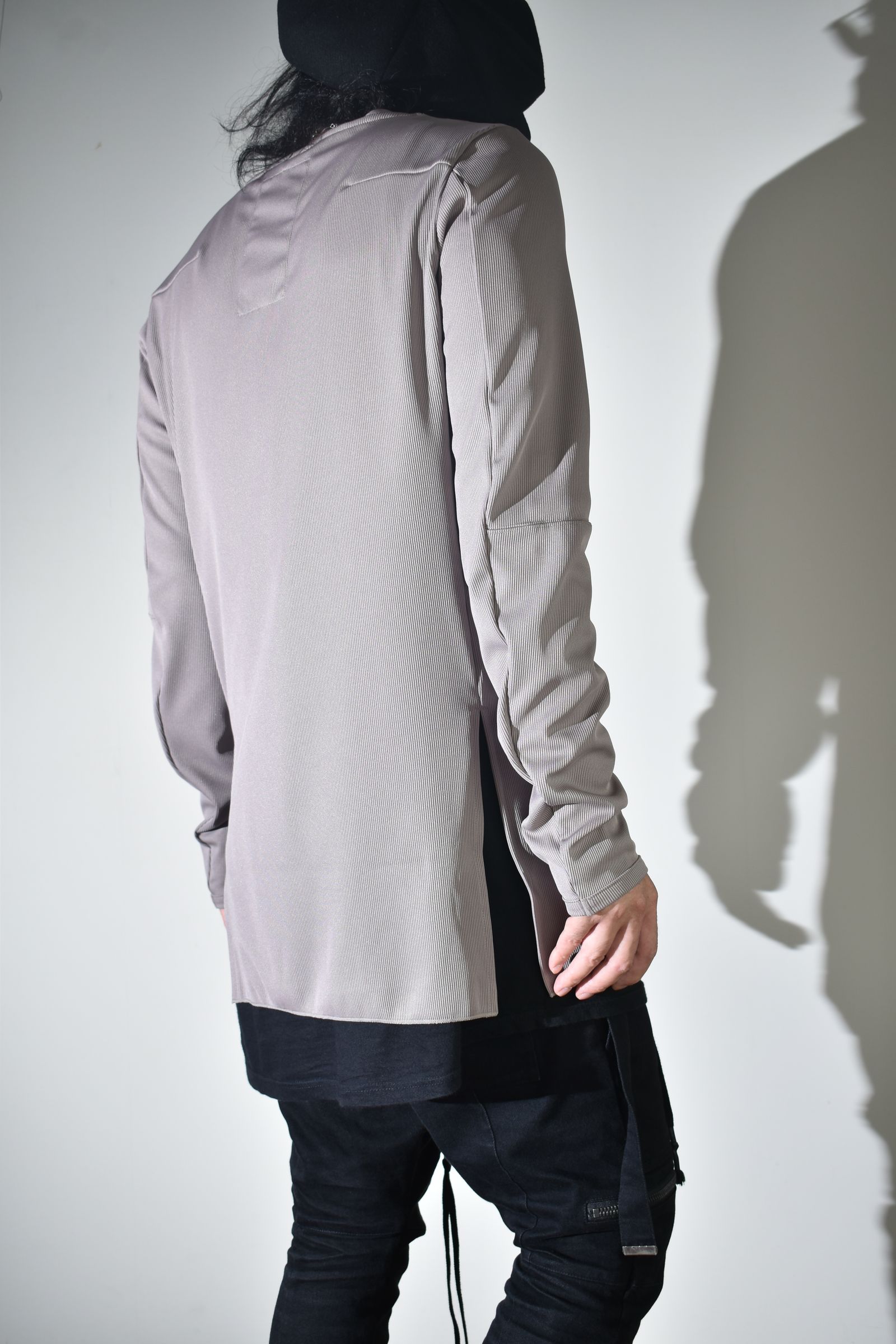 基層 Long Sleeve_01 "Light Greige" / 基層ロングスリーブ"ライトグレージュ"