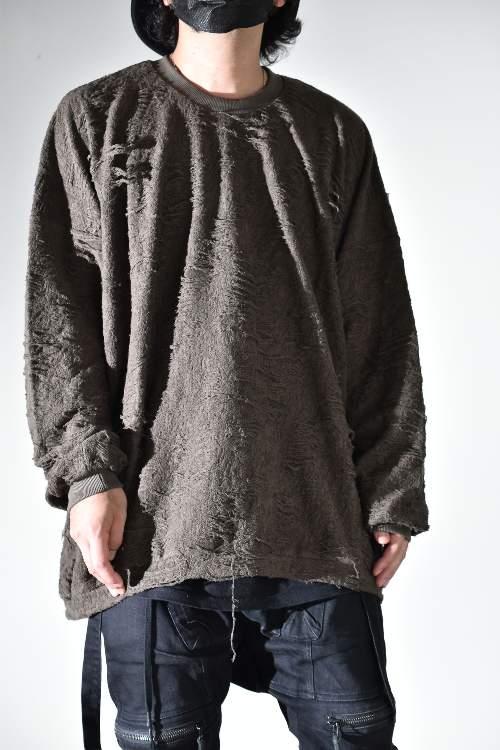 Extreme Over Sized Pullover"Khaki " / エクストリームオーバーサイズプルオーバー"カーキ"