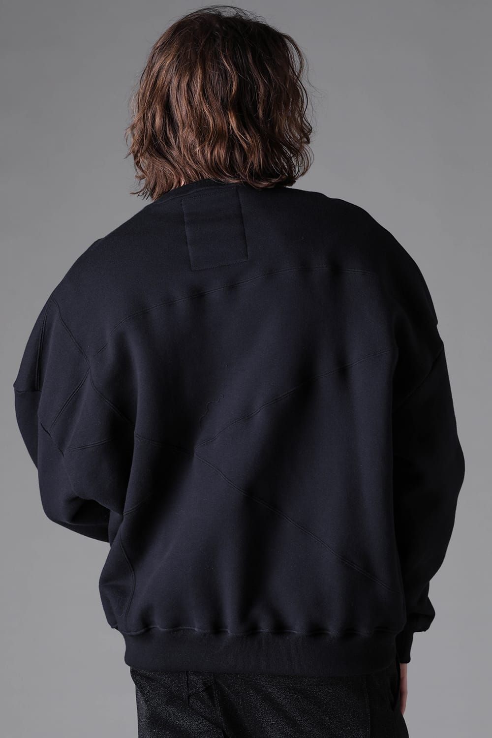 《2026AW先行予約》Panelled Over Size Pullover"Black / D.Grey" / パネルオーバーサイズプルオーバー"ブラック/ダークグレー"